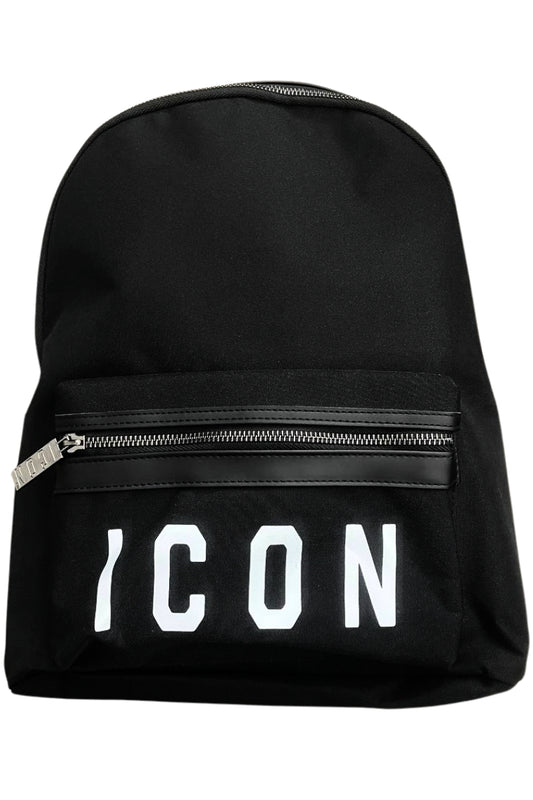 Zaino da ragazzo e ragazza con maxi logo lettering frontale  IJXAC00620