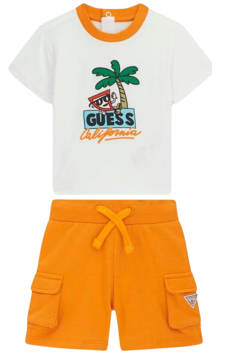 Completo da neonato in cotone due pezzi I6GG06K8HM4