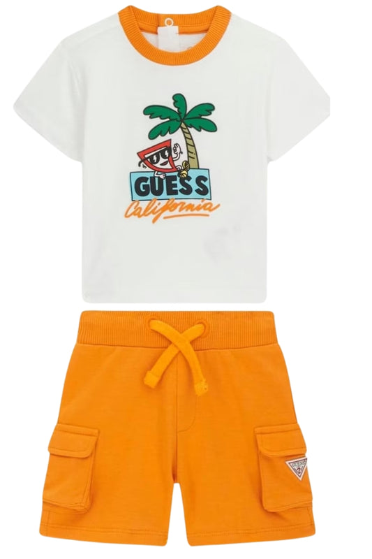 Completo da neonato in cotone due pezzi I6GG06K8HM4