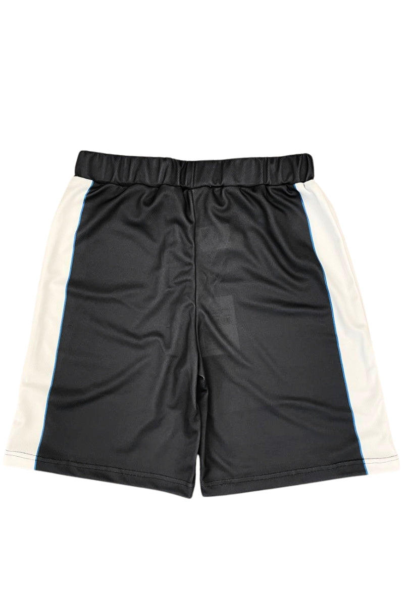 Bermuda da ragazzo in tessuto tecnico acetato sportivo C1BJQL707J338