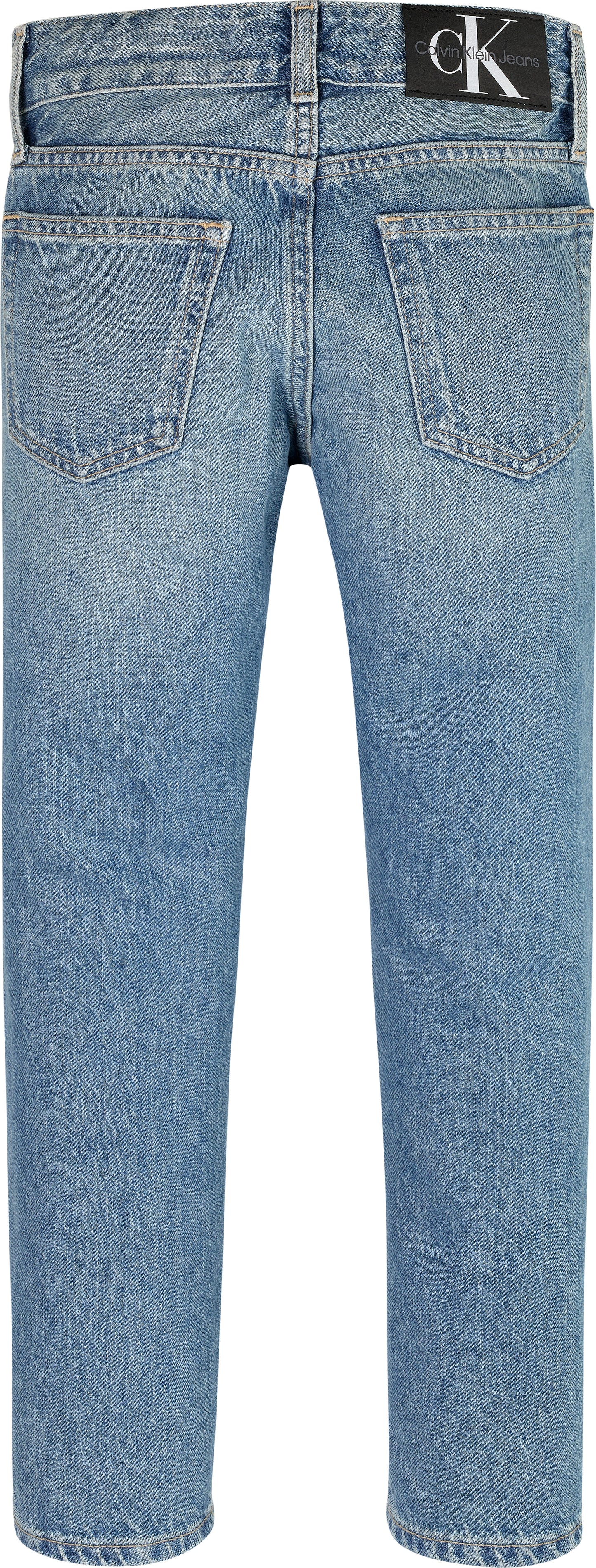 Jeans in denim rigido con vestibilità dad