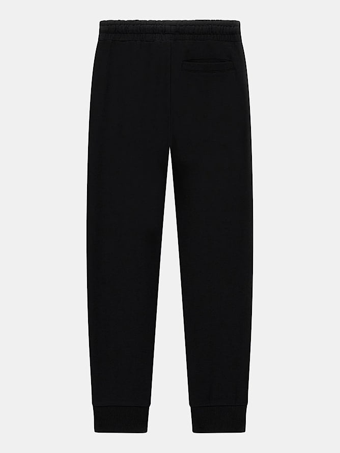 Pantaloni tuta da ragazzo con maxi logo frontale a sinistra
