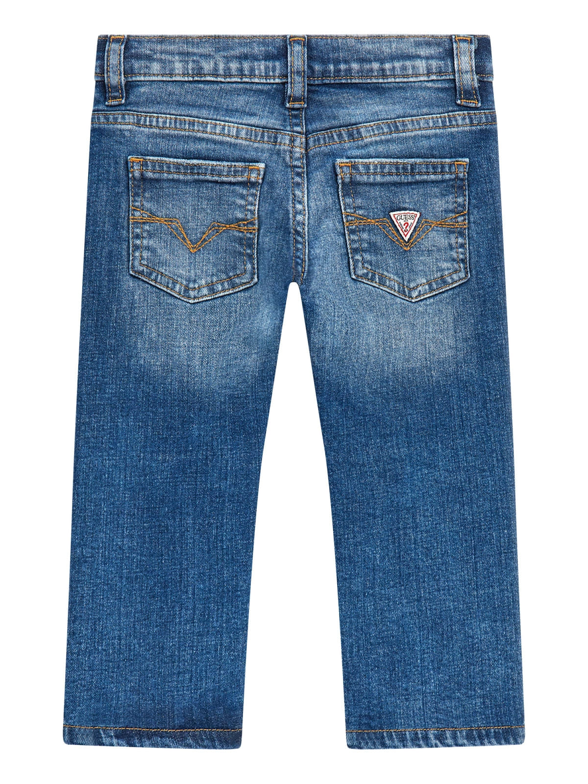 Jeans da bambino modello slim con strappi sul davanti
