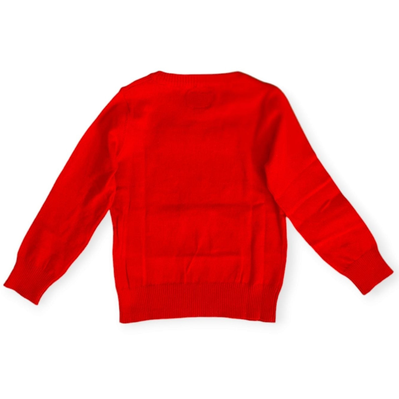 Maglione girocollo da bambino con stampa logata frontale