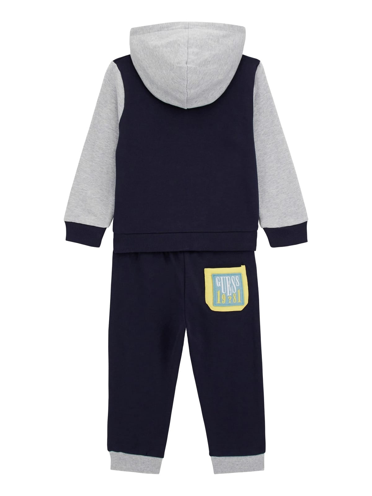 Tuta da bambino due pezzi con felpa e pantalone