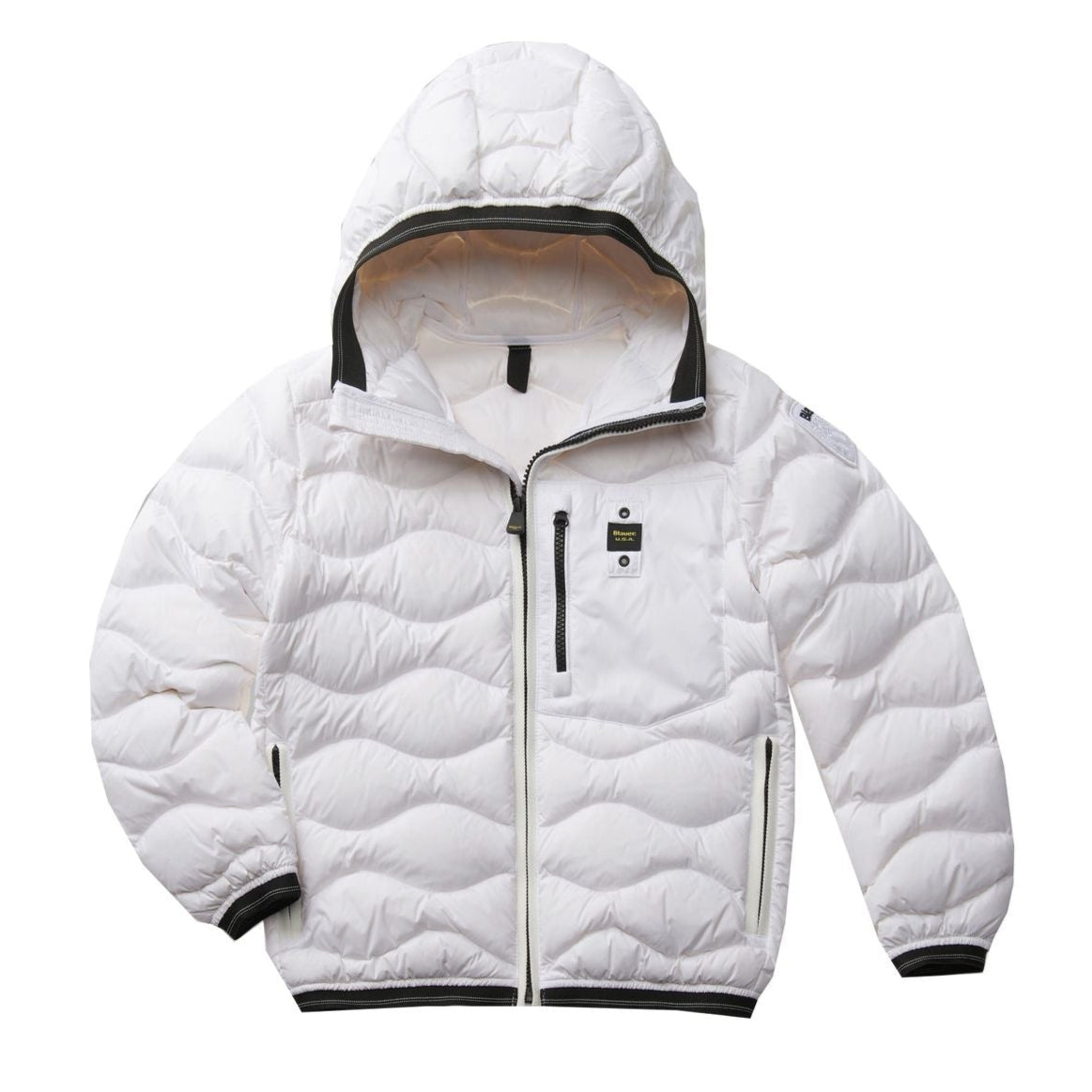 Giubbotto unisex ragazzo/ragazza con design a onde