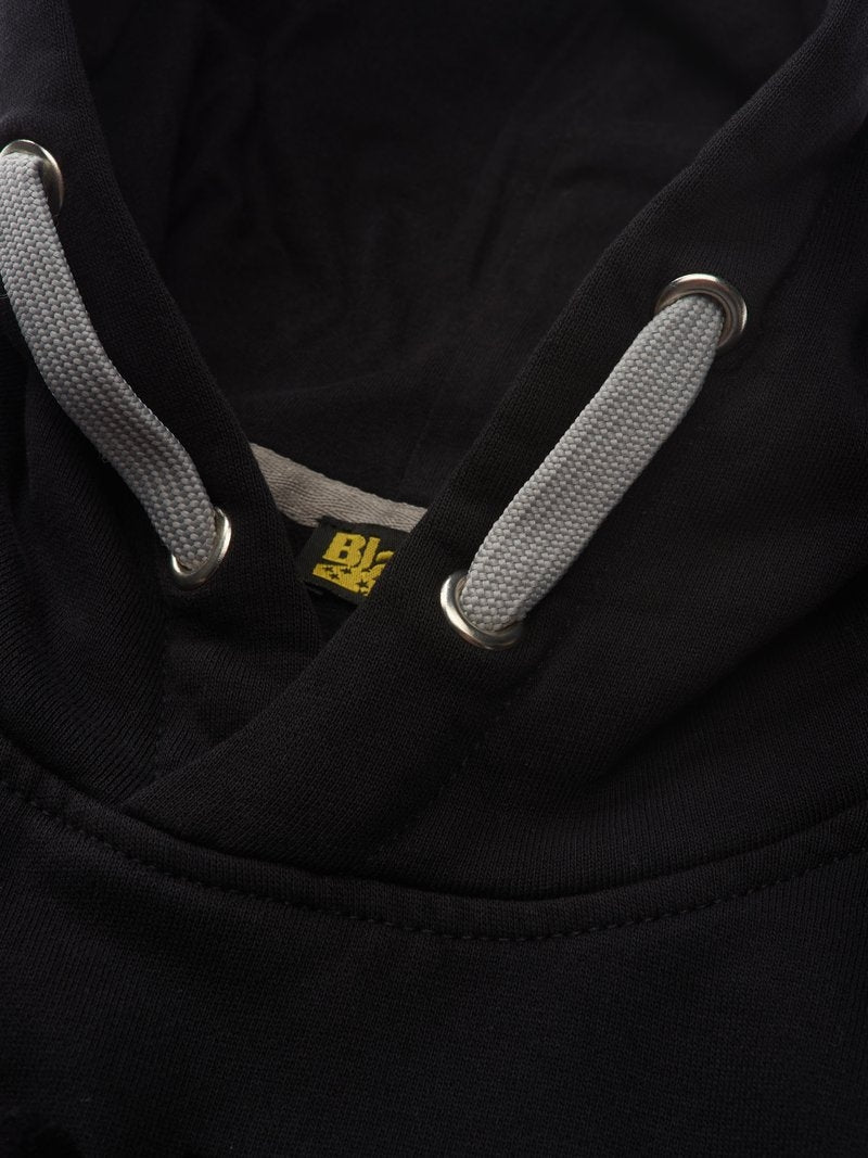 Felpa da ragazzo con maxi logo ton sur ton e dettagli a contrasto