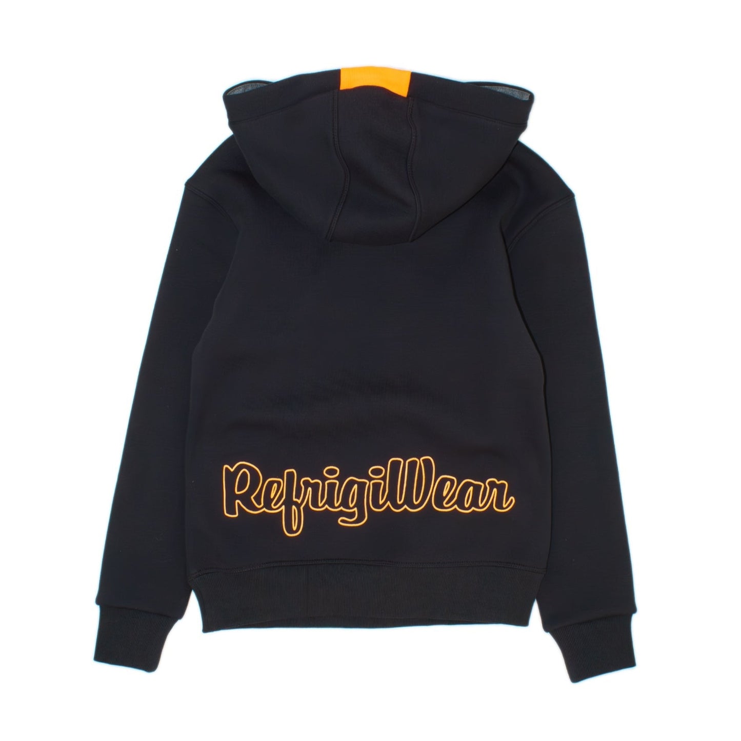 Felpa da ragazzo con cappuccio e dettagli fluo a contrasto