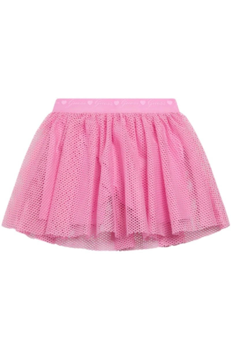 Gonna da bambina in tulle con strato in rete  K6RD01KE780
