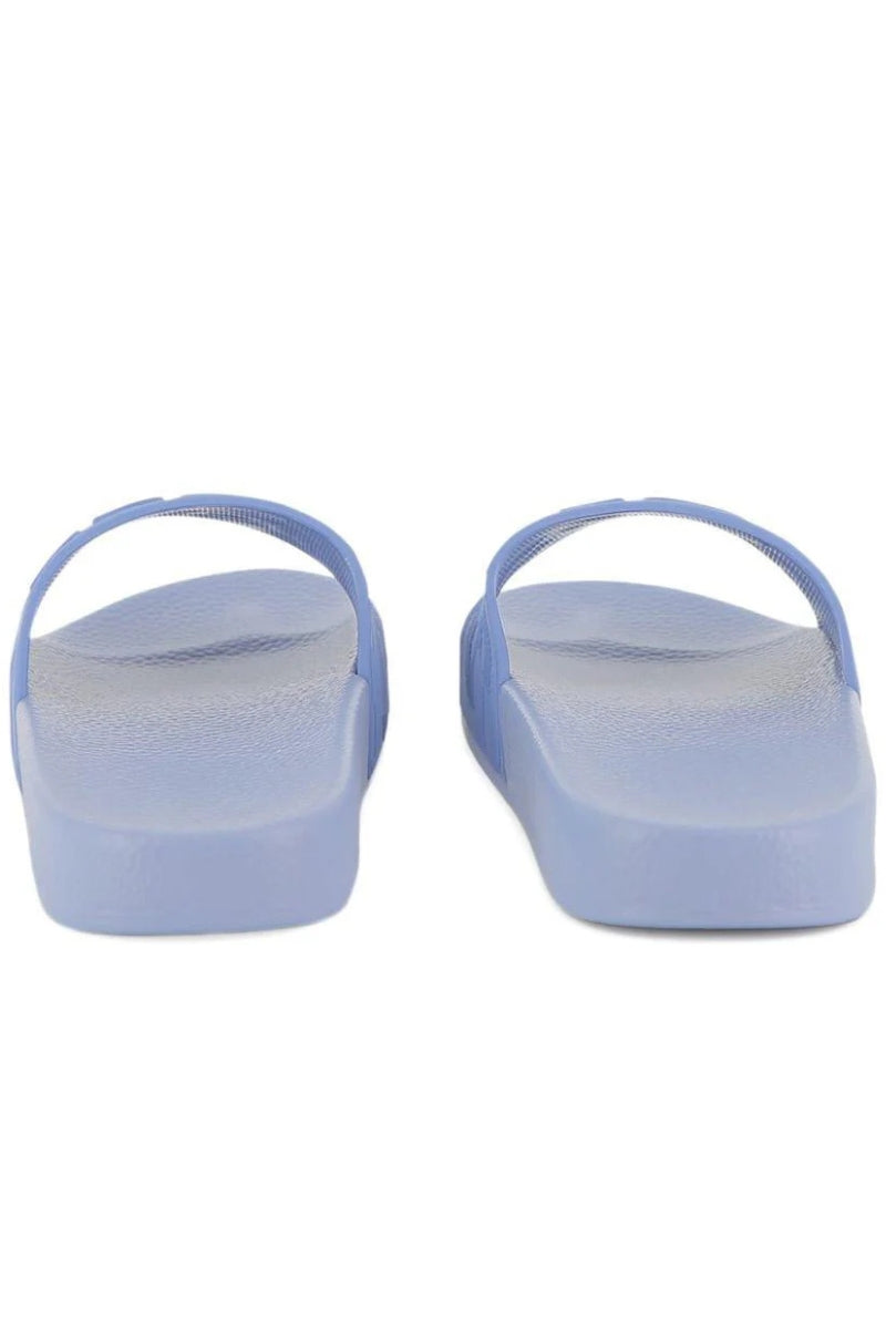 Ciabatte da ragazzo con logo lettering a contrasto colore J52799/881