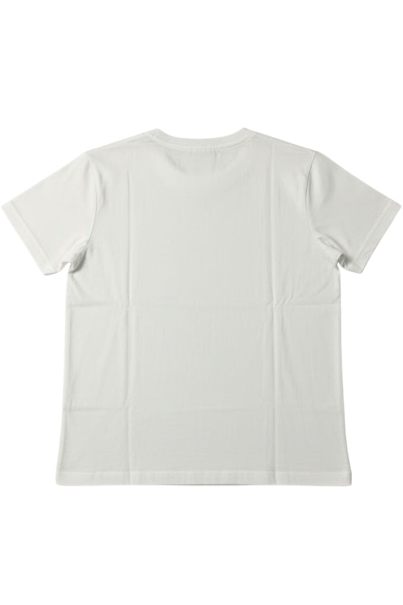 T-shirt da ragazzo con stampa a fantasia con logo stilizzato a contrasto colore L6RI21K8HM4