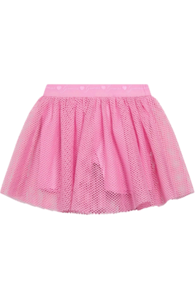 Gonna da bambina in tulle con strato in rete  K6RD01KE780