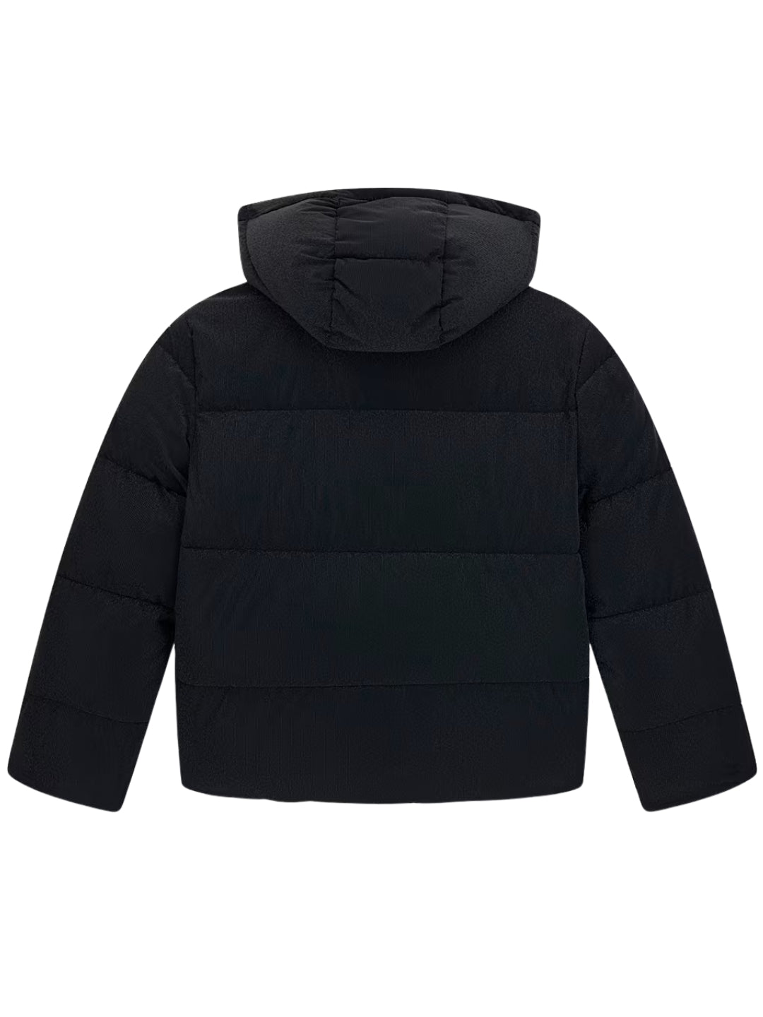 Giubbotto pesante da ragazza con multi logo lettering stampato ton sur ton sul davanti in verticale  J6BL02W3993