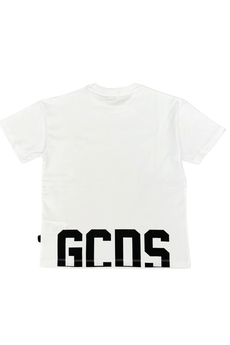 T-shirt da ragazzo con maxi logo lettering a contrasto sul retro ZOUJQC587J105