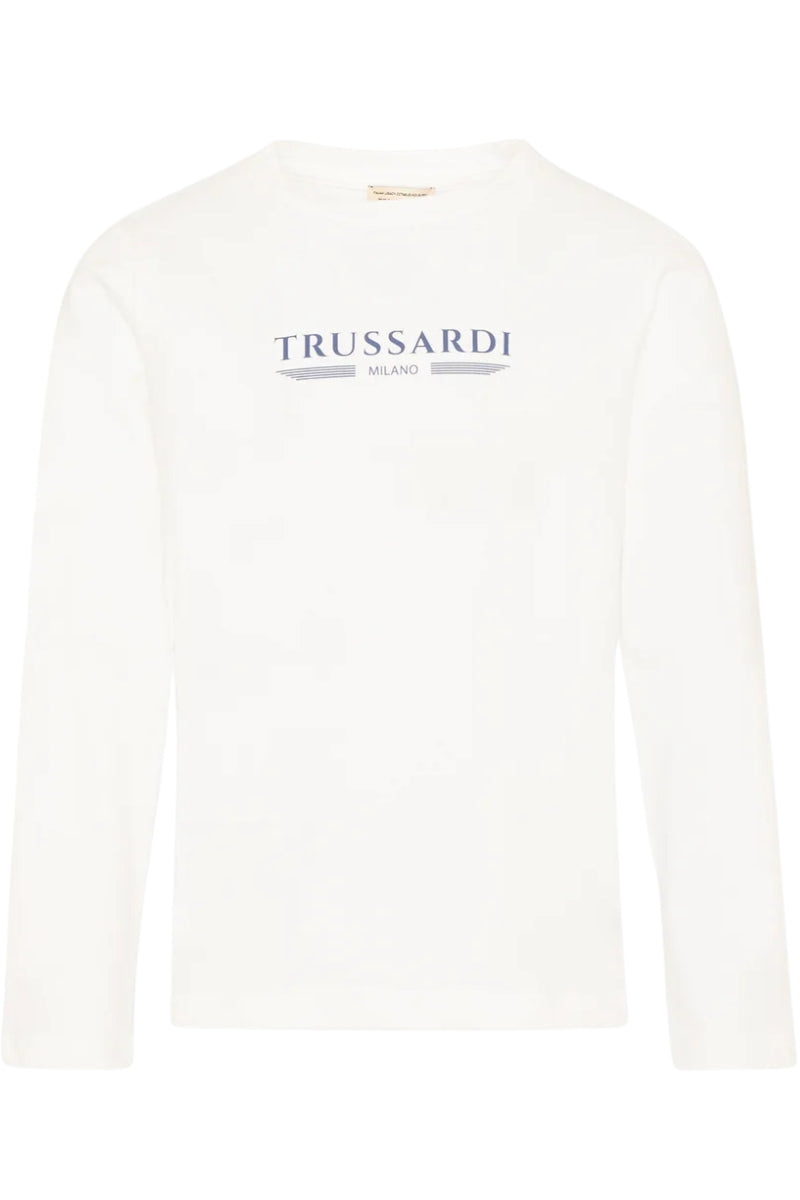 Maglia da neonato e bambino in cotone con logo lettering frontale TIP26106TS