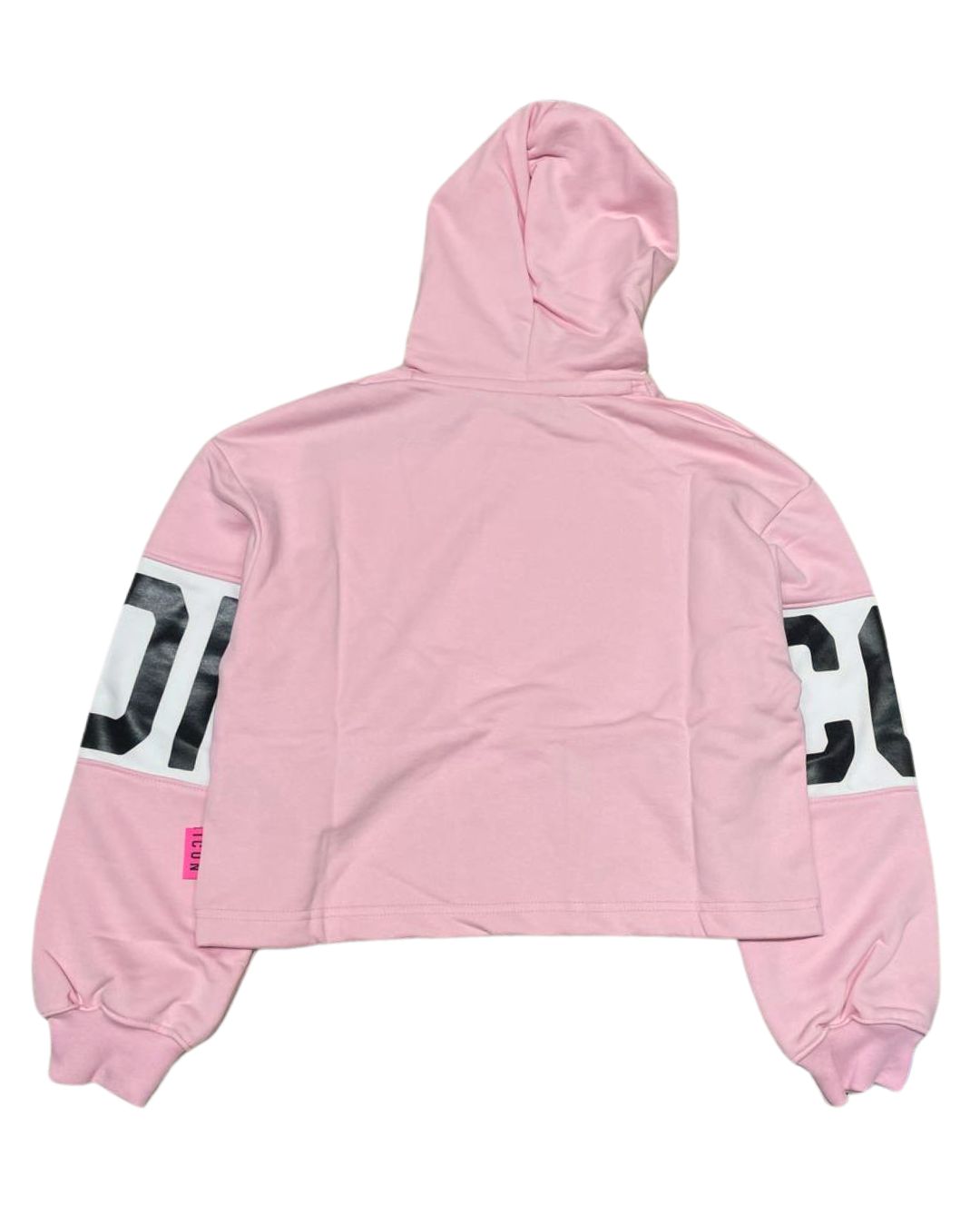 Felpa da ragazza con cappuccio e maxi logo lettering frontale IGSW00502