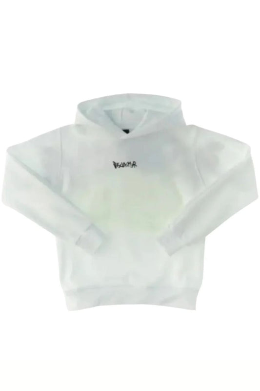 Felpa da ragazzo con cappuccio e maxi logo lettering sul retro con effetto vernice spray 25EDK58469