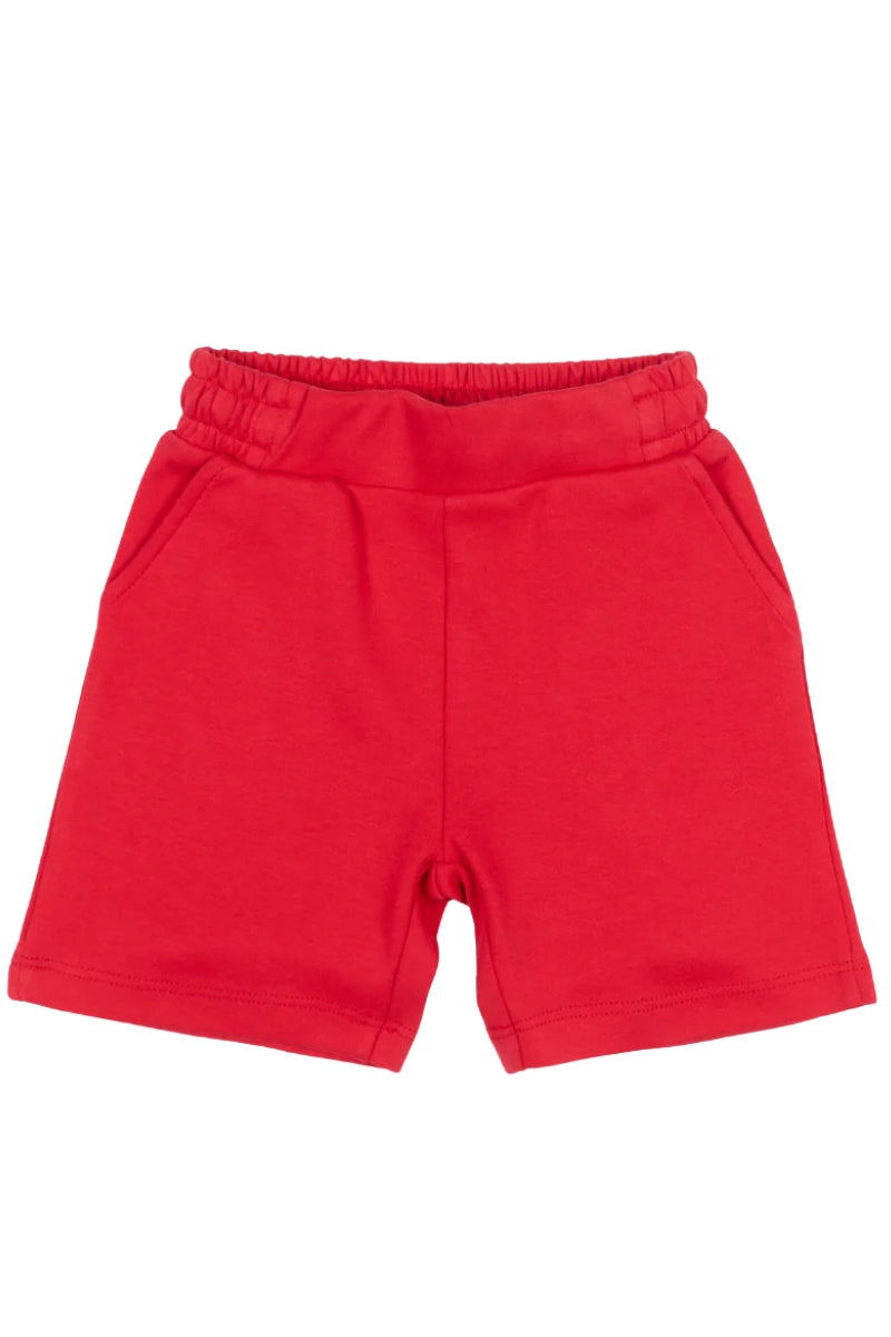 Bermuda da neonato e bambino con patch logo a contrasto sulla tasca posteriore TIP26097BE