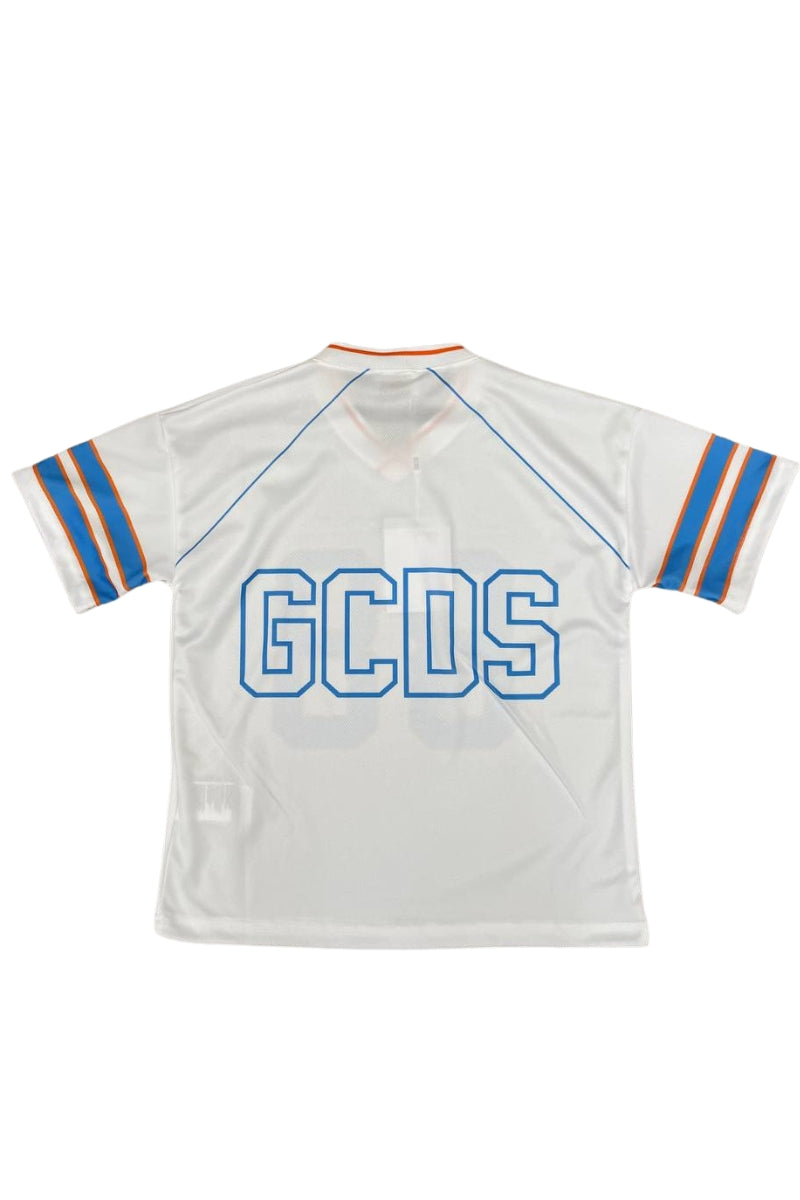 T-shirt da ragazzo in tessuto tecnico acetato sportivo con stampa "88" a contrasto C1BJQC709J338