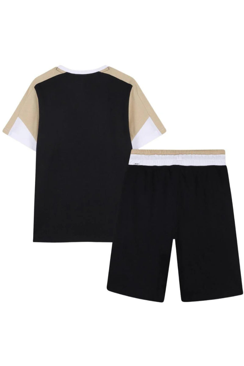 Completo da ragazzo due pezzi con t-shirt e bermuda J53006/09B