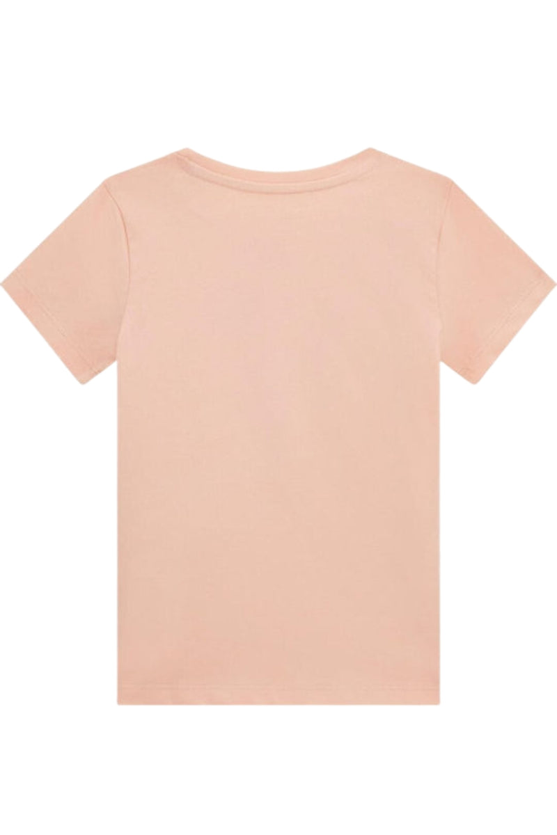 T-shirt girocollo da neonata e bambina con maxi triangolo logato frontale K5RI16K6YW4