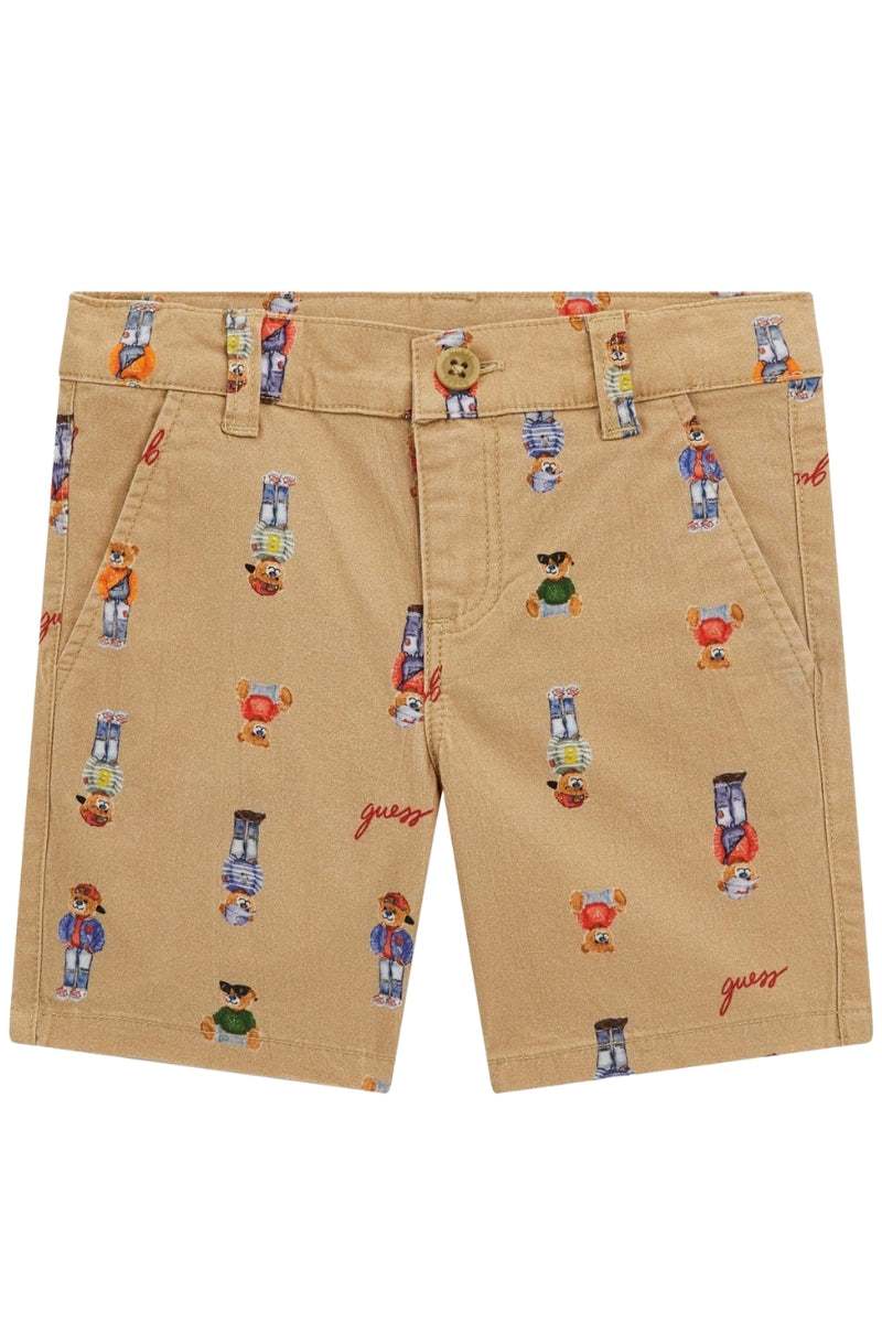 Bermuda da neonato e bambino con stampa teddy all over N5RD01WFY91
