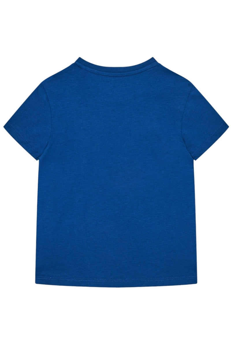 T-shirt girocollo da bambino con stampa con doppio logo N5RI00K8HM4