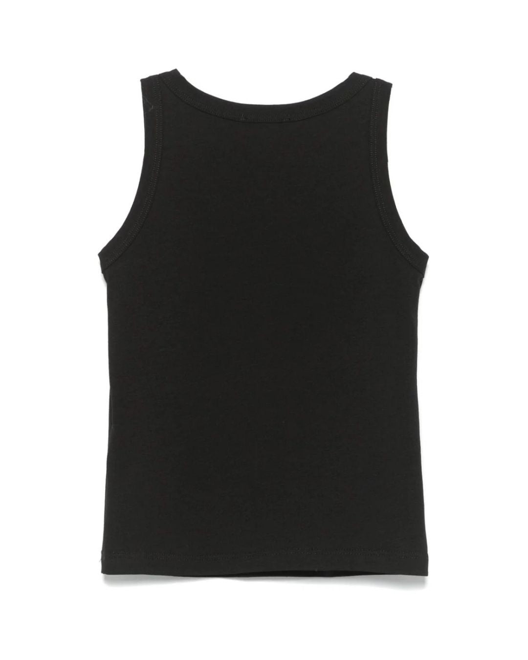 Canotta da ragazza con maxi logo RICH con strass RGP25133