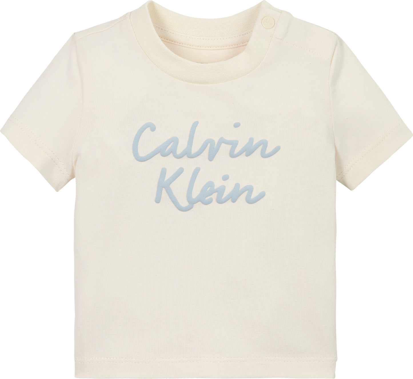 T-shirt da bambino in jersey di cotone elasticizzato con bottoni automatici - IN0IN00292