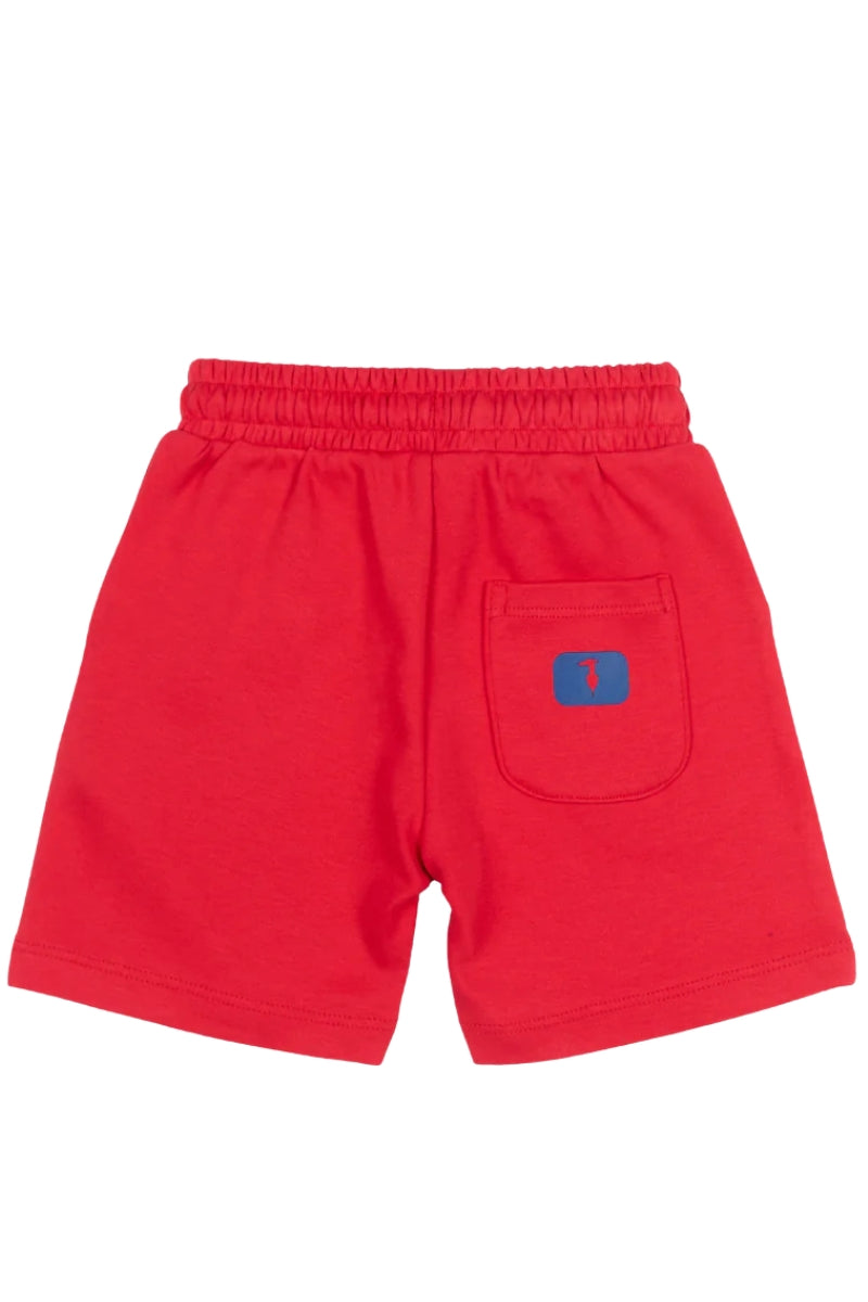 Bermuda da neonato e bambino con patch logo a contrasto sulla tasca posteriore TIP26097BE