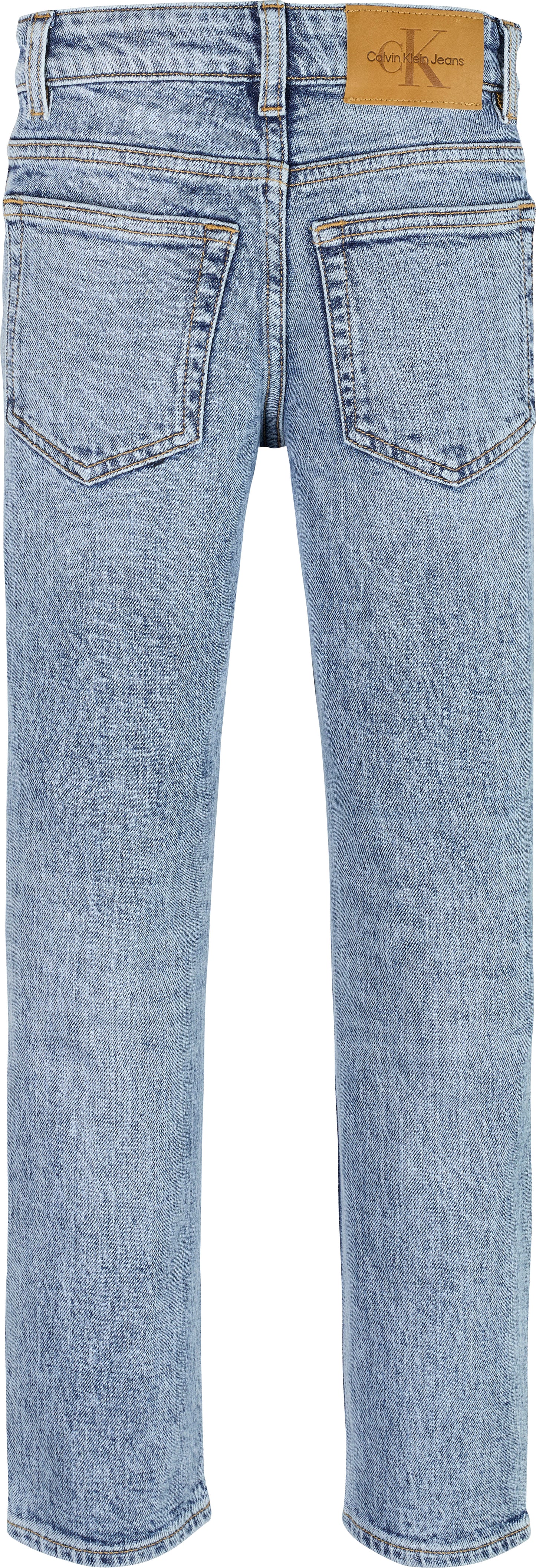 Jeans slim da bambino e ragazzo in denim a cinque tasche - IB0IB02475
