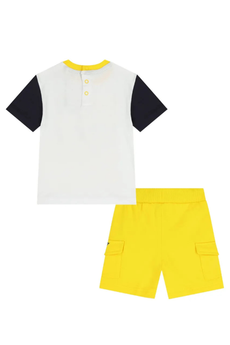 Completo due pezzi da neonato con dettagli a contrasto colore I6RG15K8HM4