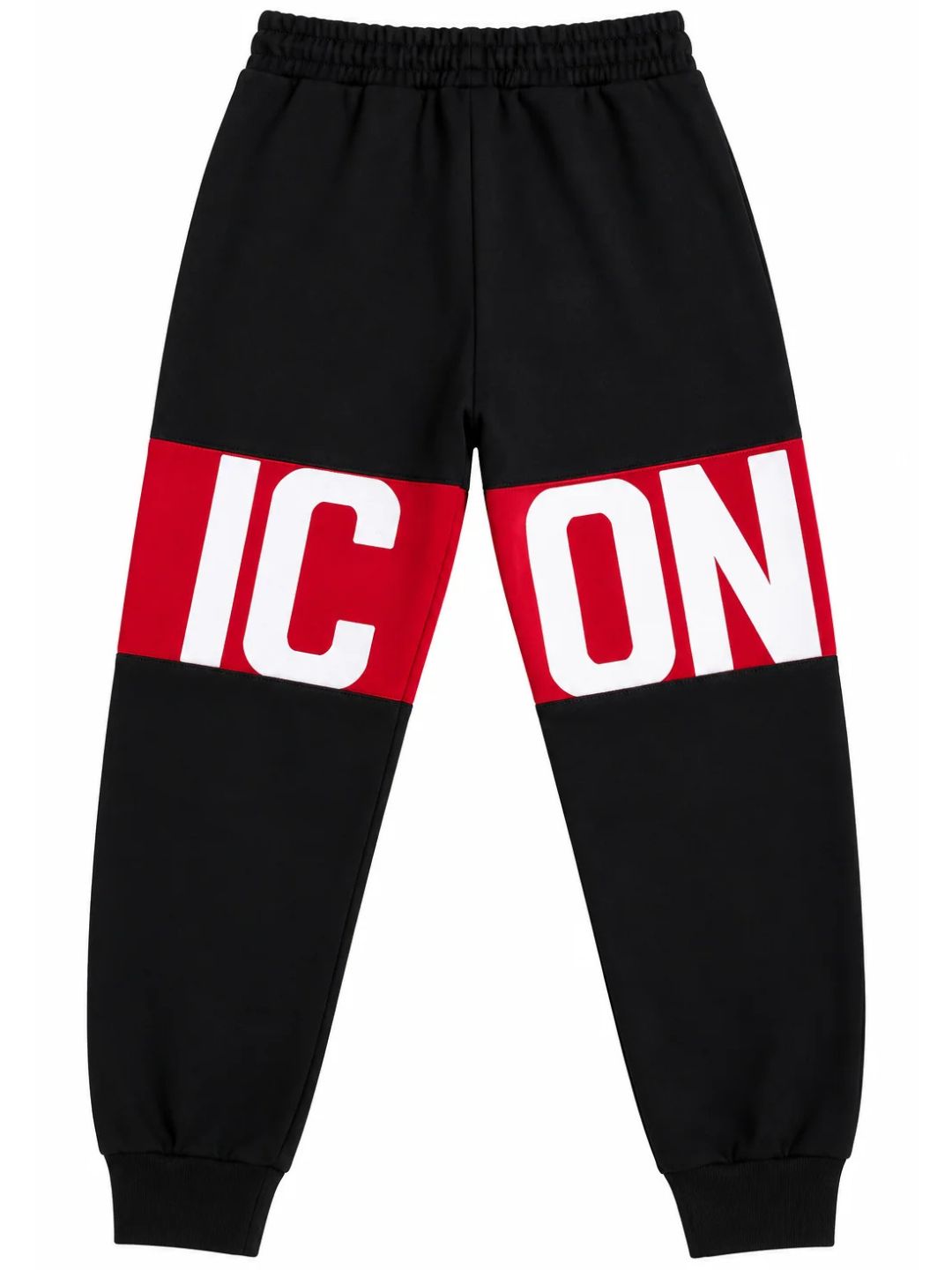Pantaloni tuta da ragazzo con maxi banda loggata a contrasto colore IBSP001377