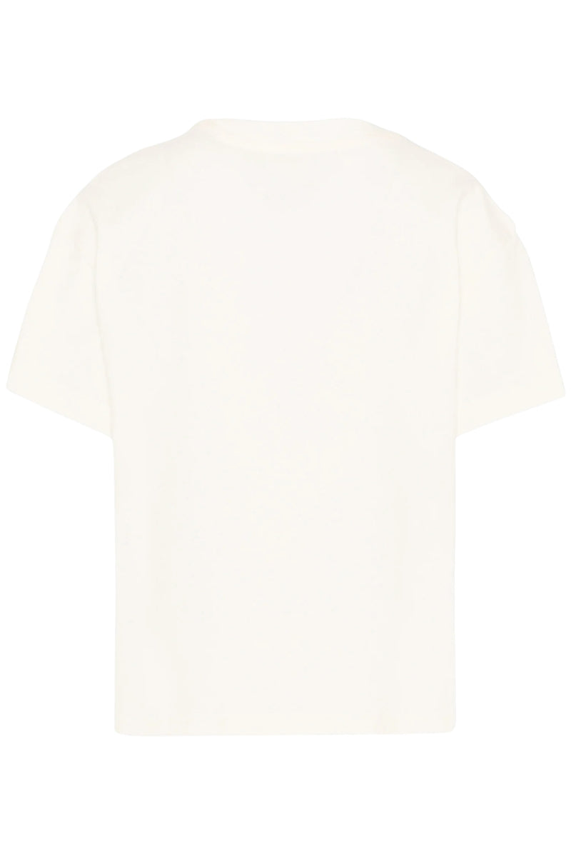 T-shirt da bambina e ragazza in jersey di cotone con logo lettering R30602/117