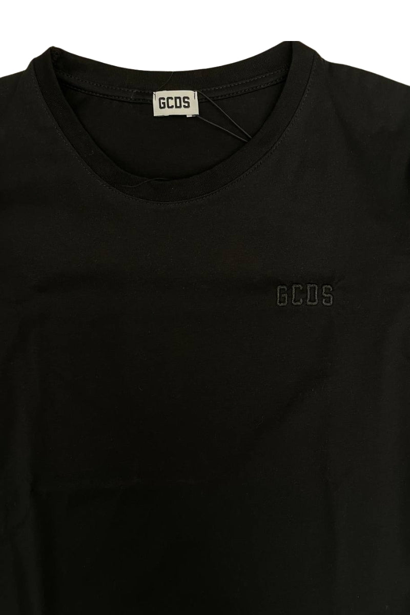T-shirt da ragazzo con logo lettering ton sur ton cucito sul davanti C1BJQC608J105
