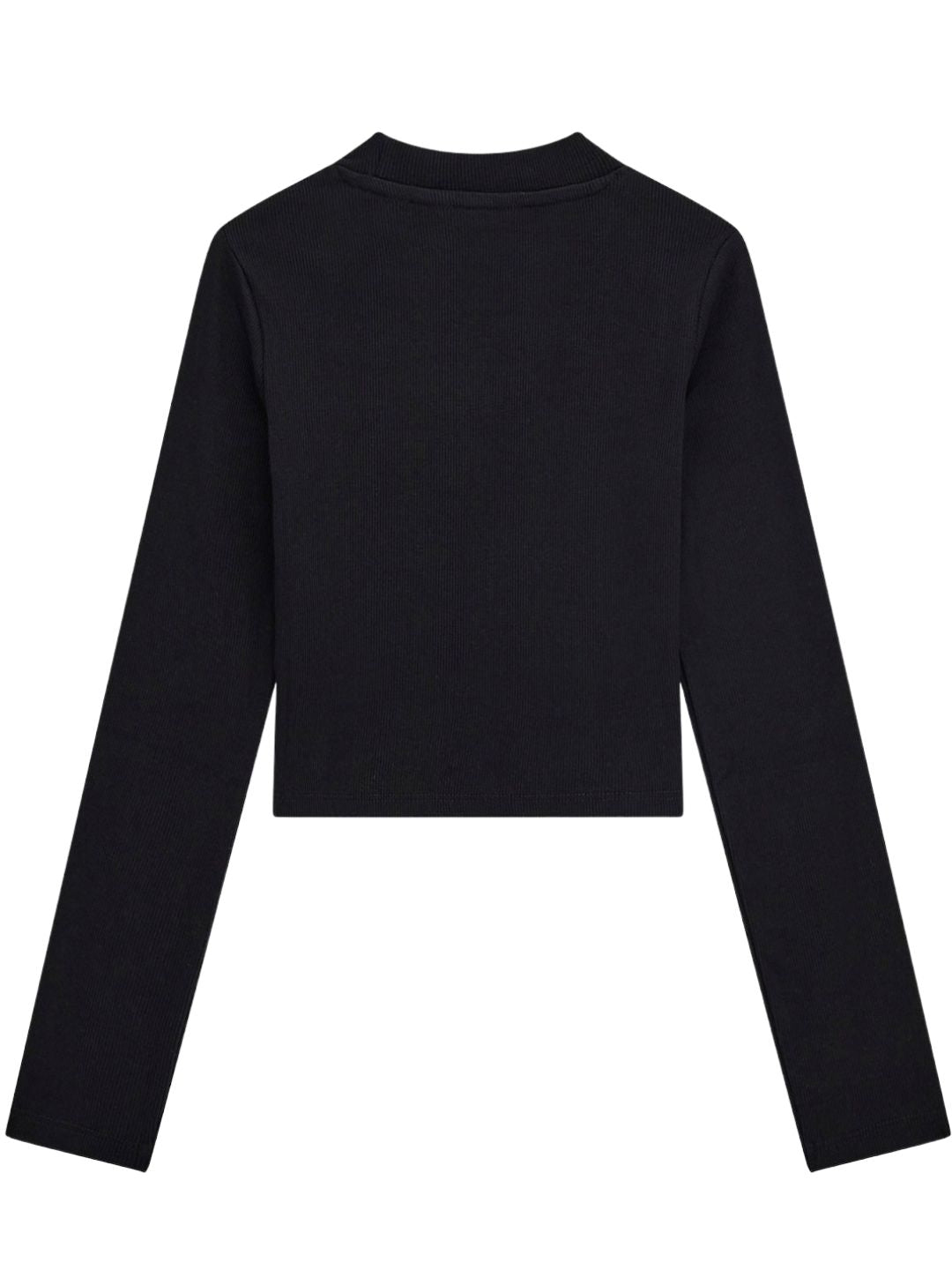 Maglia lupetto da ragazza con logo lettering ricamato sul davanti J4YI49KBZP4