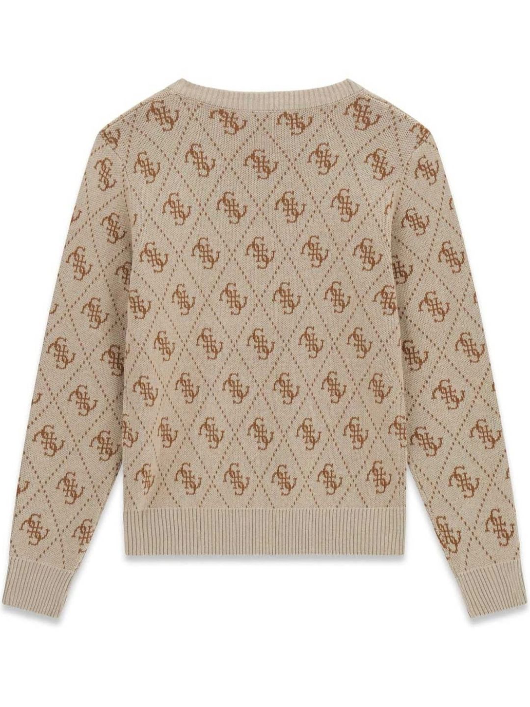 Maglione da ragazzo con logo 4G ricamato all over L6YR15Z0893