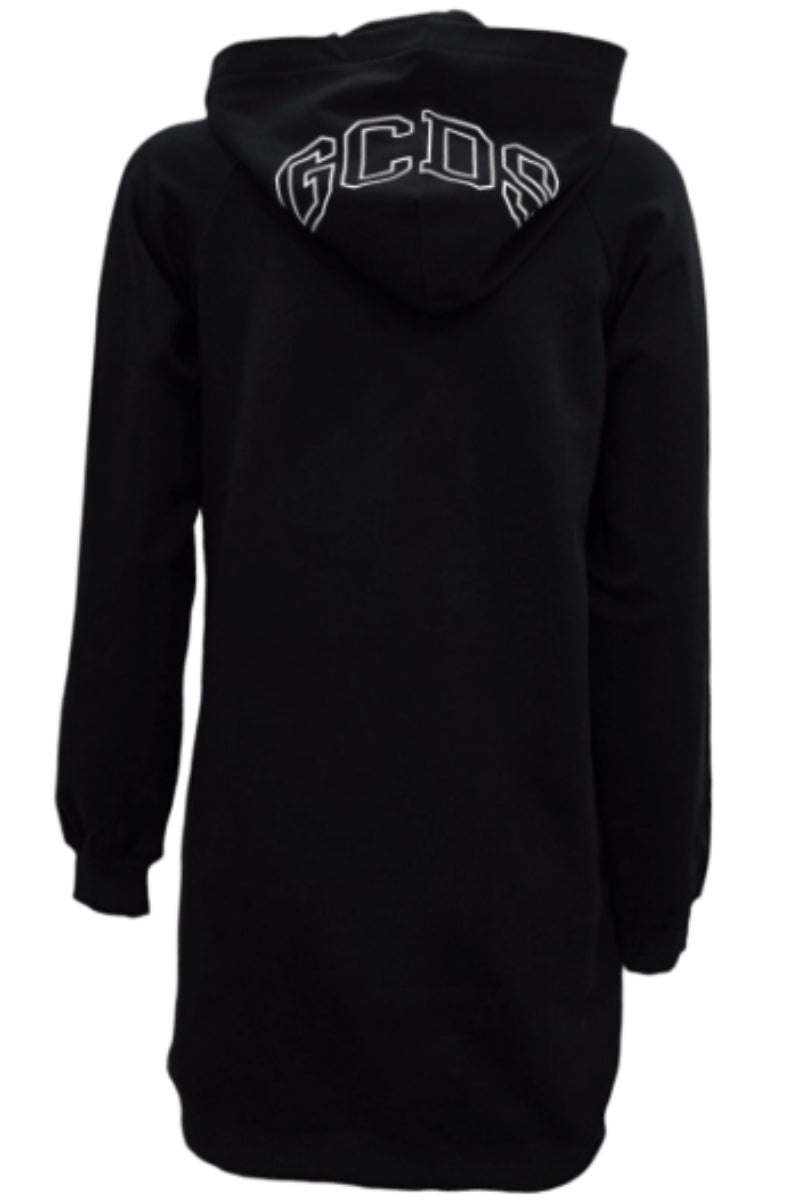 Abito in felpa da ragazza con cappuccio e logo B2JW1018BA5