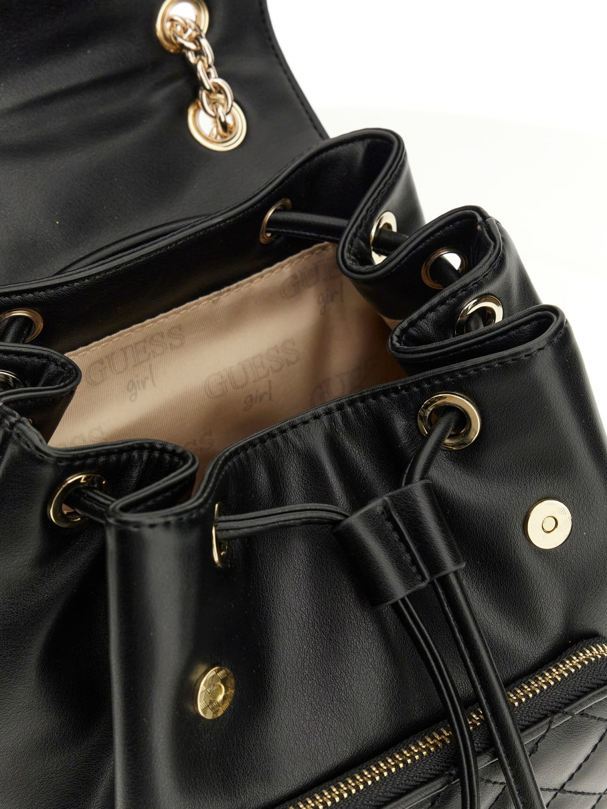 Zaino da ragazza con inserti trapuntati a quadri J5YZ04WGT10