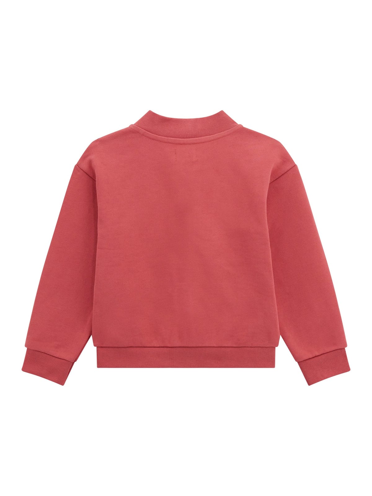 Felpa aperta da neonata e bambina con cuori e logo ricamati con paillettes K5YQ07KAD74