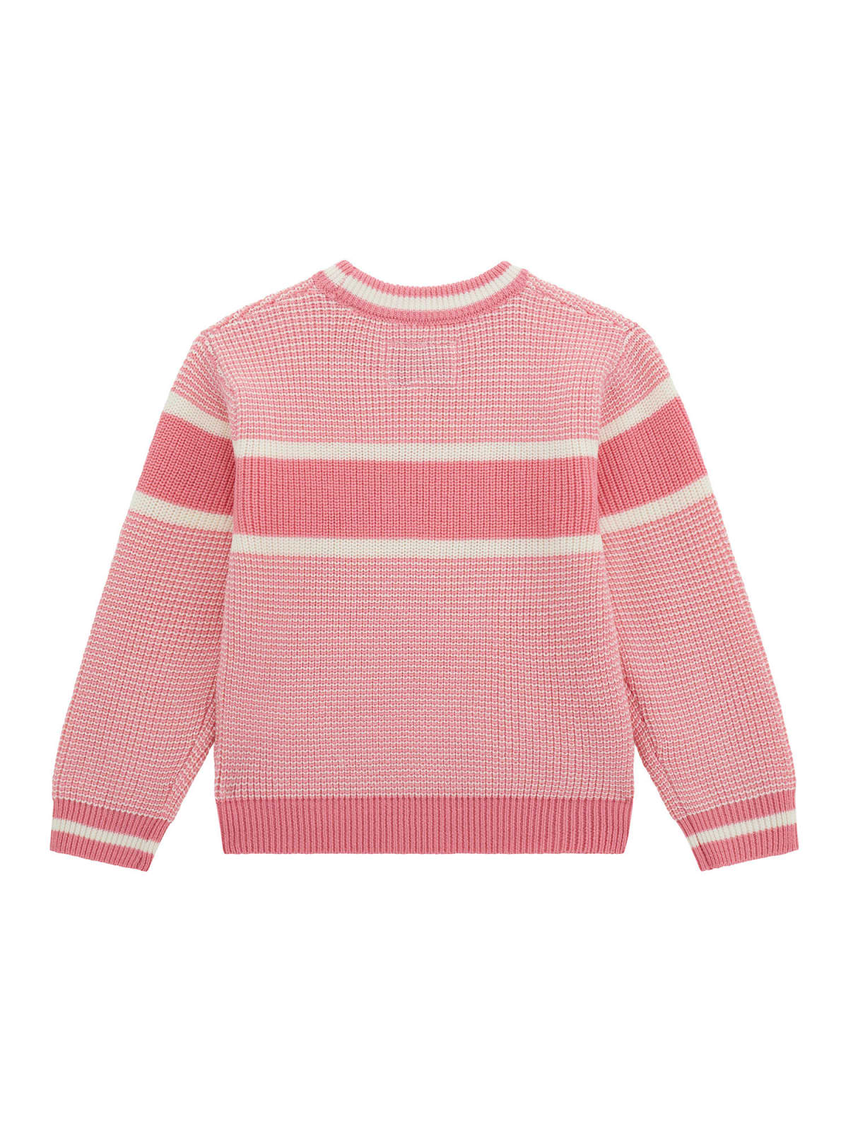 Maglione da neonata e bambina con maxi logo lettering ricamato sulla parte frontale K5YR00Z3OJ0
