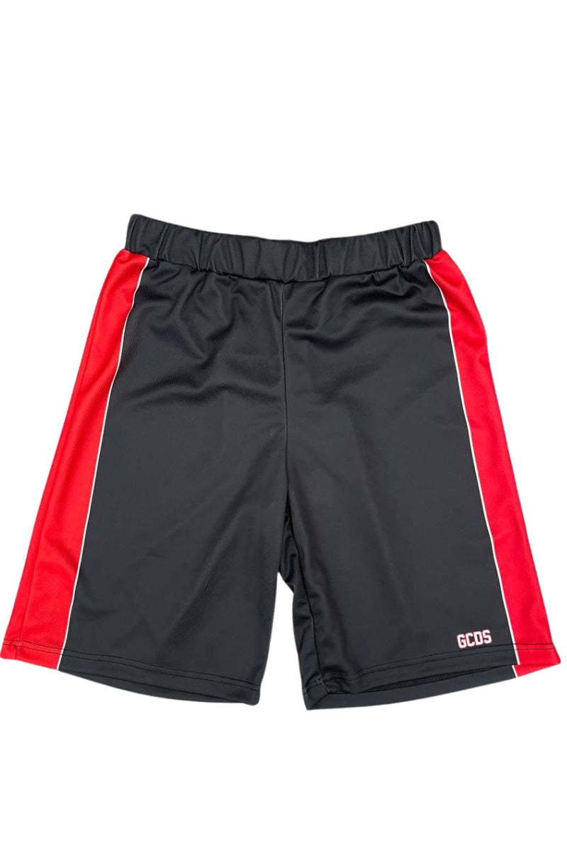 Bermuda da ragazzo in tessuto tecnico acetato sportivo C1BJQL707J338