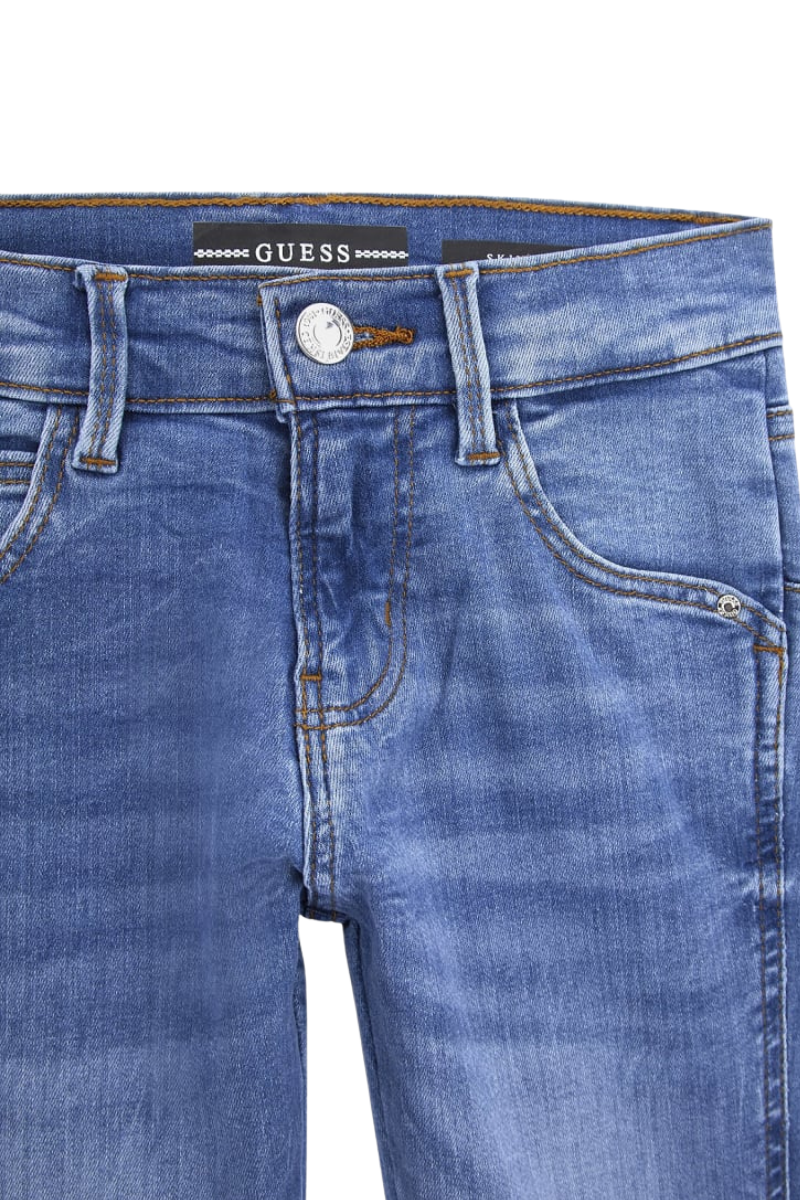Jeans da ragazza in misto cotone con vestibilità skinny J3YA16D4CA0