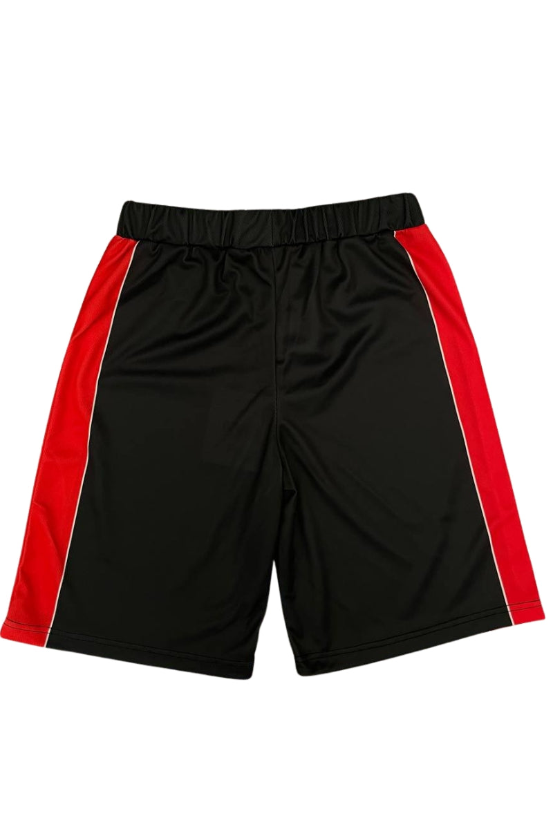 Bermuda da ragazzo in tessuto tecnico acetato sportivo C1BJQL707J338