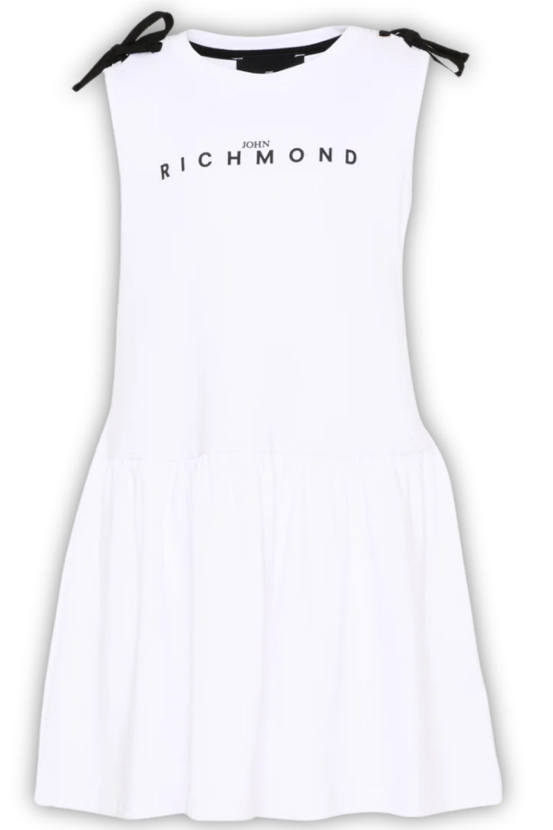 Abito da ragazza svasato in jersey stretch di cotone  RGP26033VE
