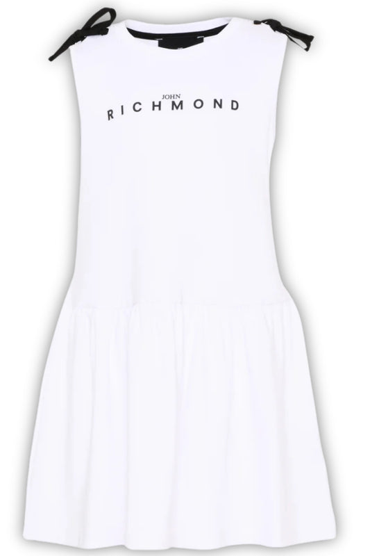 Abito da ragazza svasato in jersey stretch di cotone  RGP26033VE