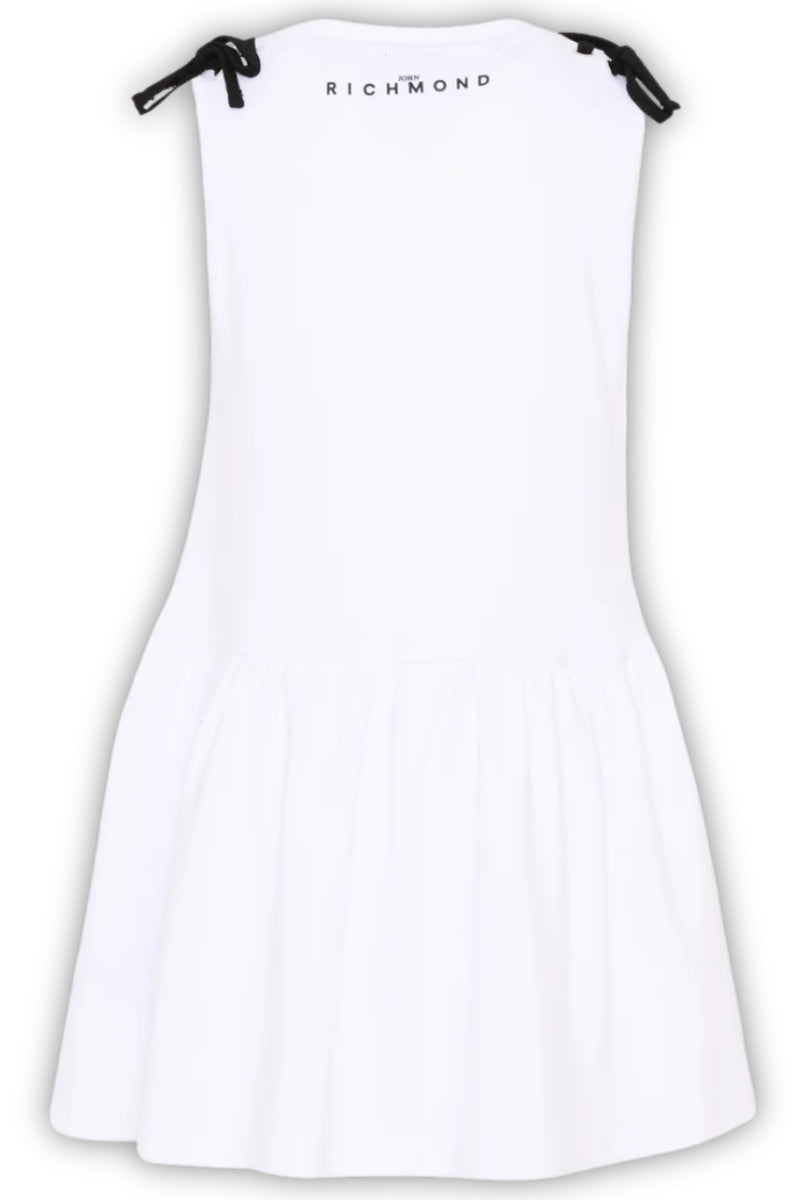 Abito da ragazza svasato in jersey stretch di cotone  RGP26033VE