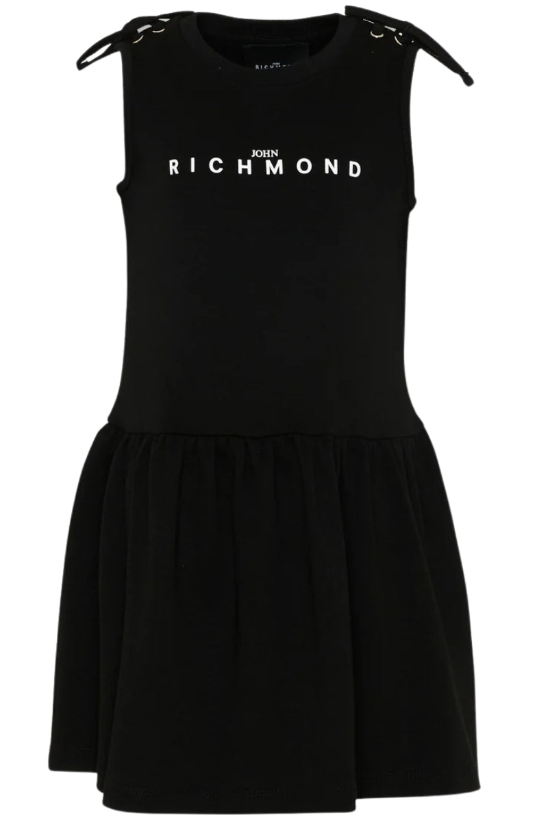 Abito da ragazza svasato in jersey stretch di cotone  RGP26033VE