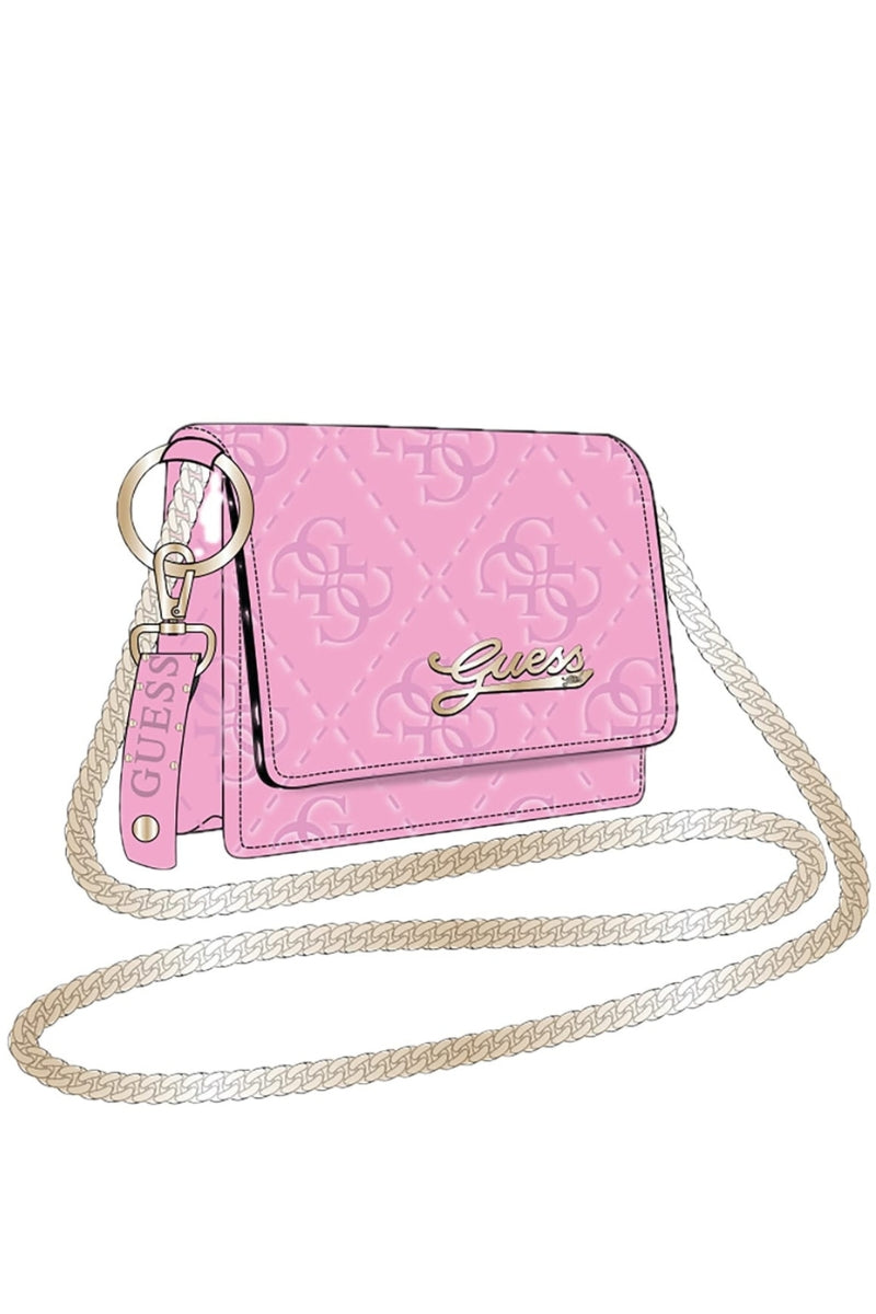 Borsa a tracolla da ragazza con logo 4G all over in rilievo J6RZ15WGT10