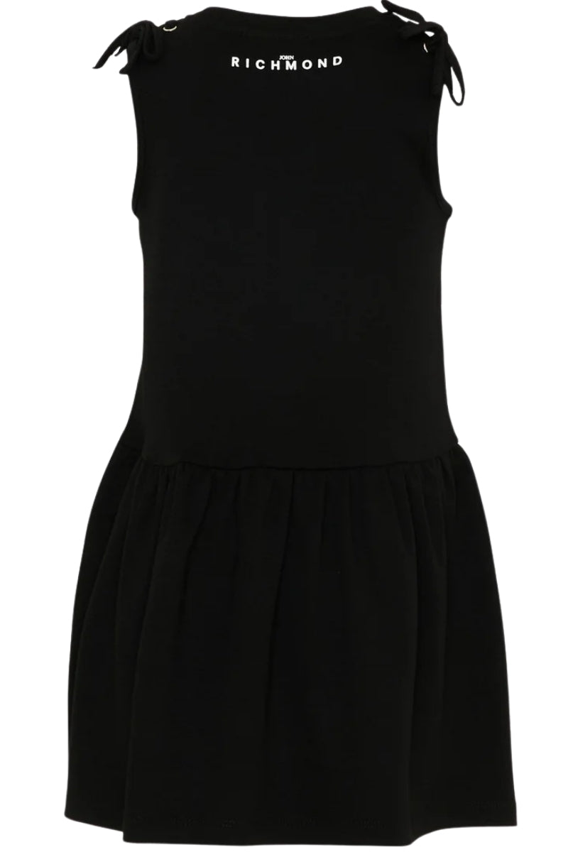Abito da ragazza svasato in jersey stretch di cotone  RGP26033VE